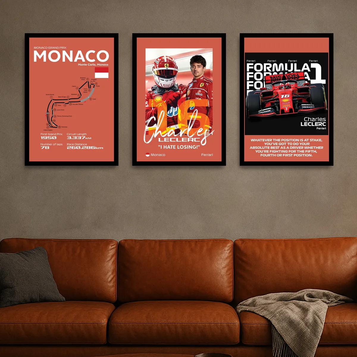 Monaco Grand Prix Formula 1 Wall Art Collection - Set Of Three media 5