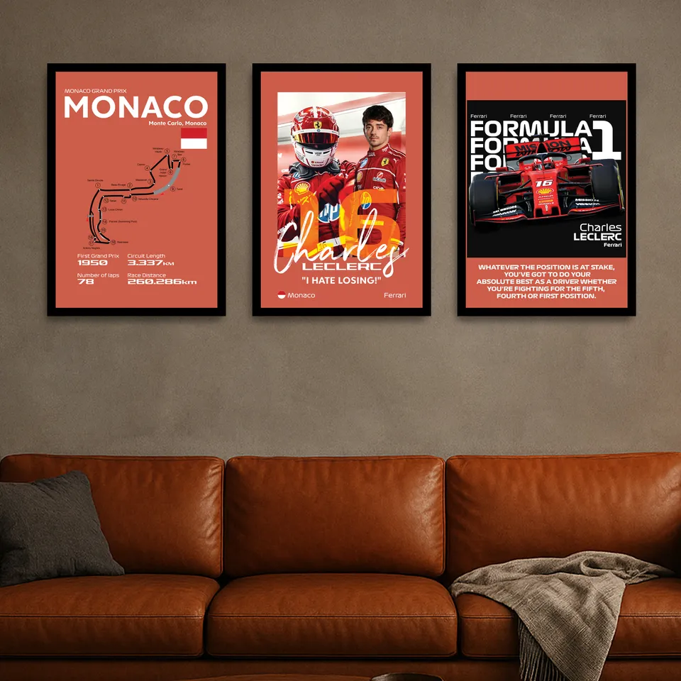 Monaco Grand Prix Formula 1 Wall Art Collection - Set Of Three media 5