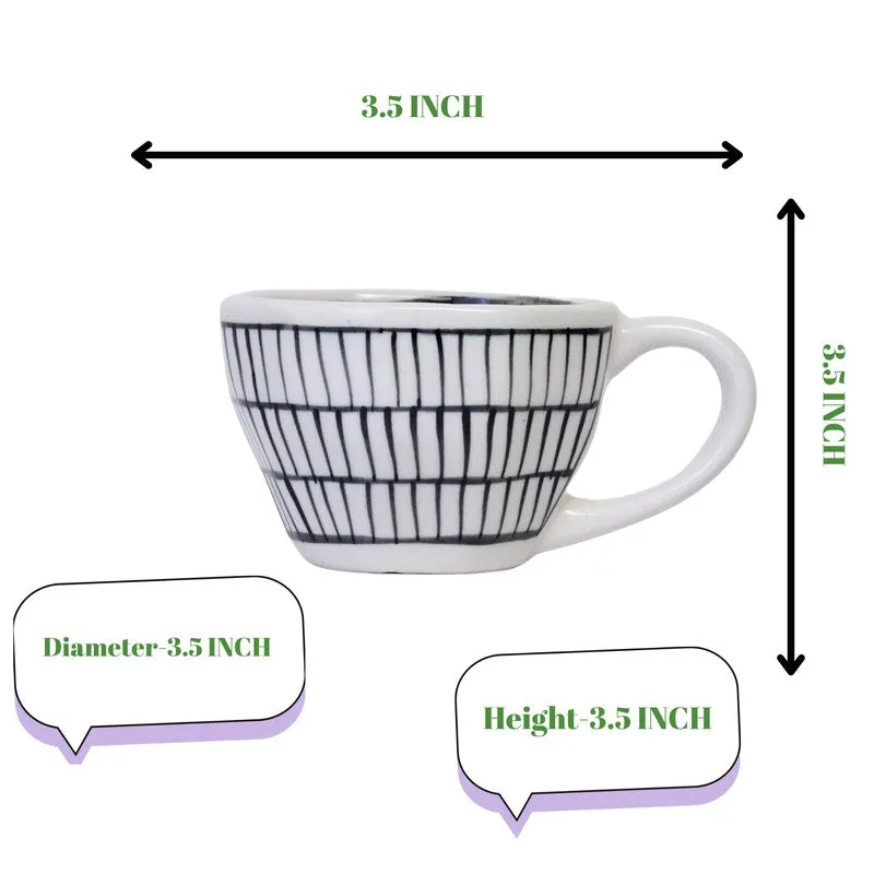 Chevron Waves Ceramic Coffee Mug (230 mL) media 6