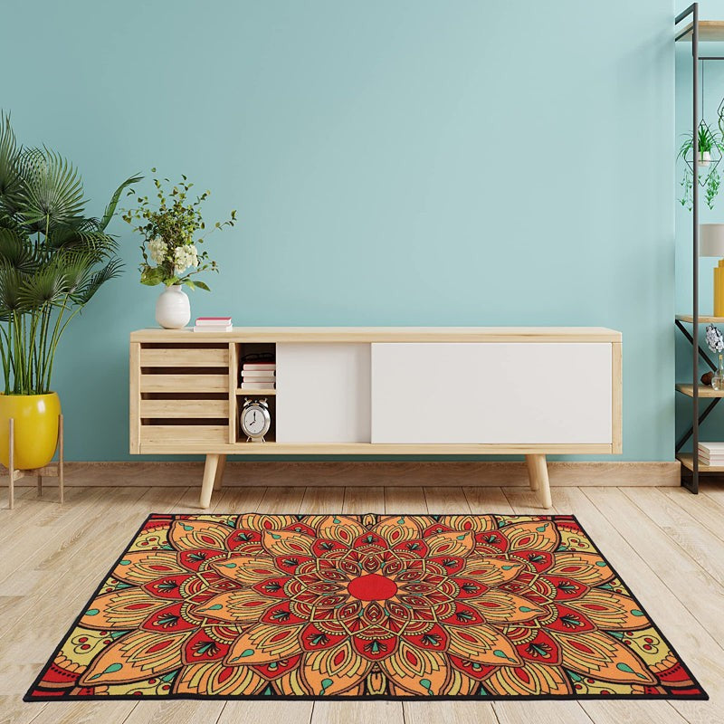 Fleur Mandalas Anti-Skid Carpet media 3
