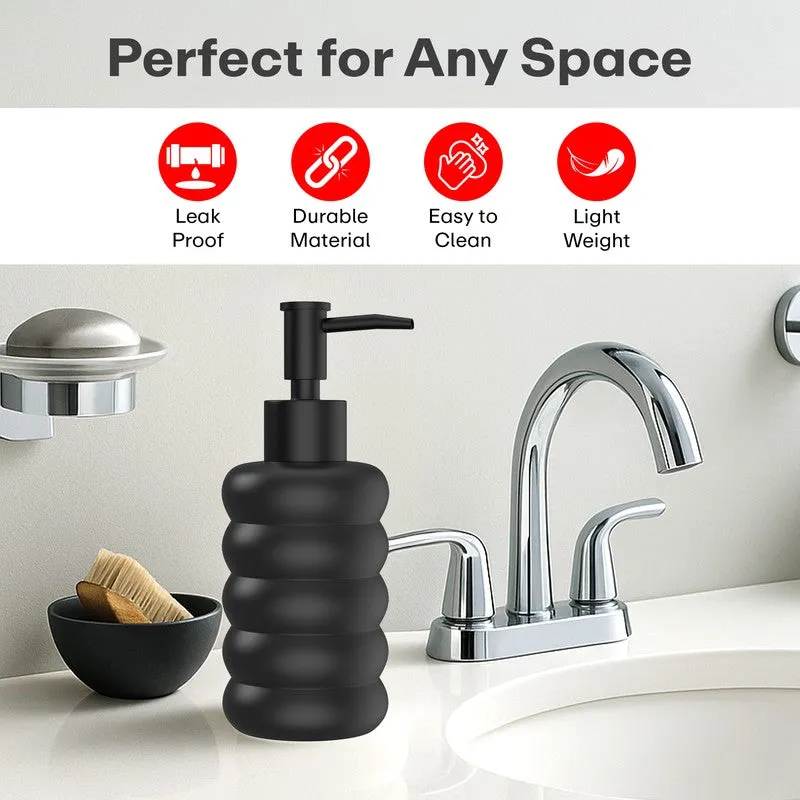 Rioware SoftStone Soap Dispenser (300 ML) -Black media 7
