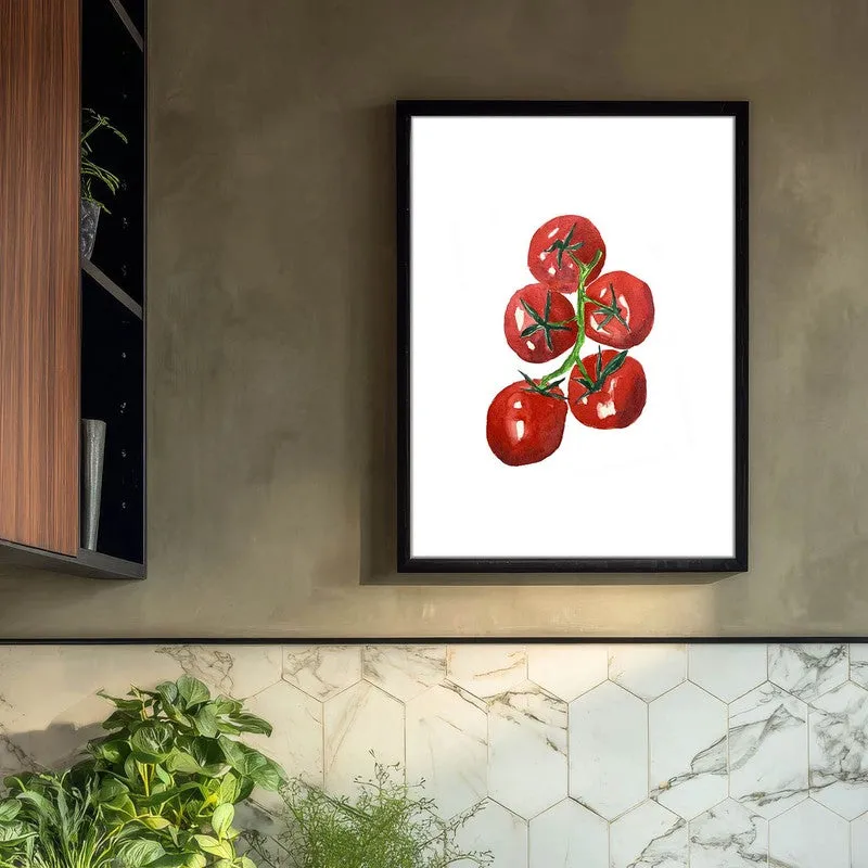 GlidedTomatino Archival Canvas Wall Art - Black media 3