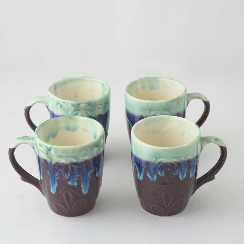 Ocean Ceramic Coffee Mug (300 mL Each) - Set of Four media 4