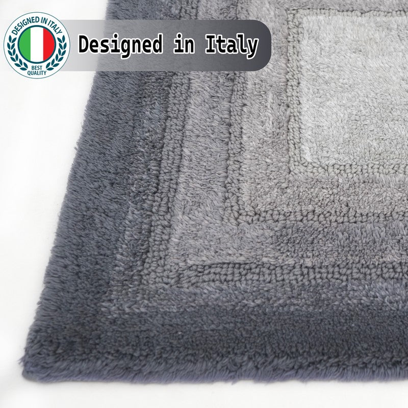 Dryora Cotton Bath Mat - Grey media 6