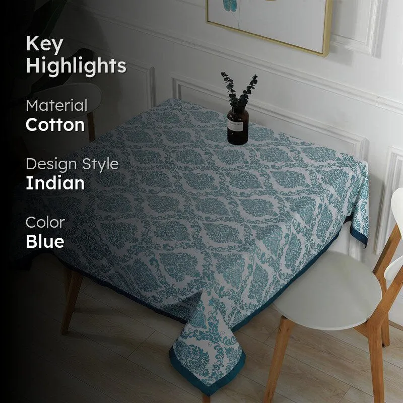 Ardila Ethnic SquareTable Cover - Teal media 2