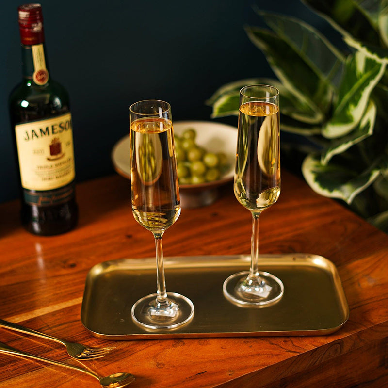 Clearline Flute Glass (240 mL) - Set Of Four media 6