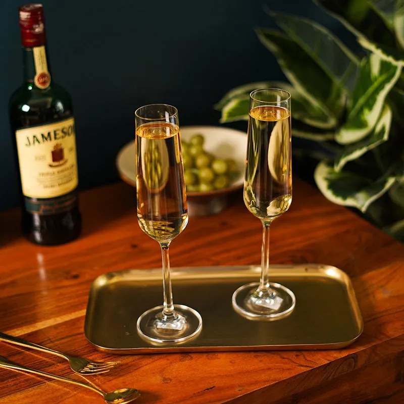 Clearline Flute Glass (240 mL) - Set Of Four media 6