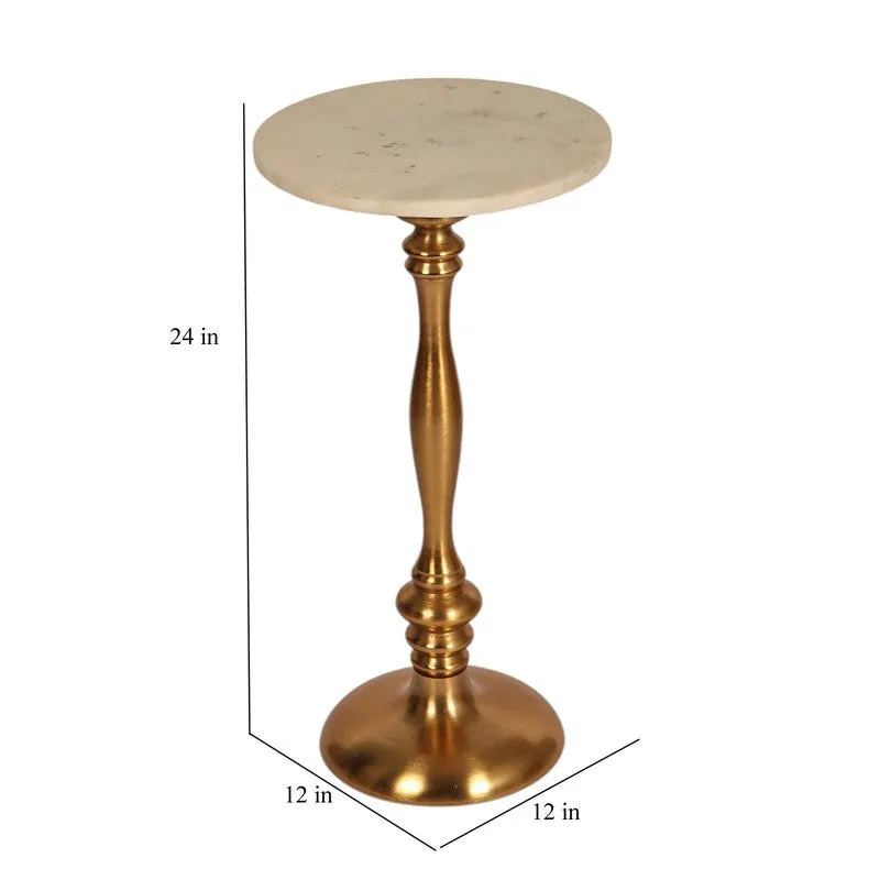 Aurevo Accent Table - Gold media 9