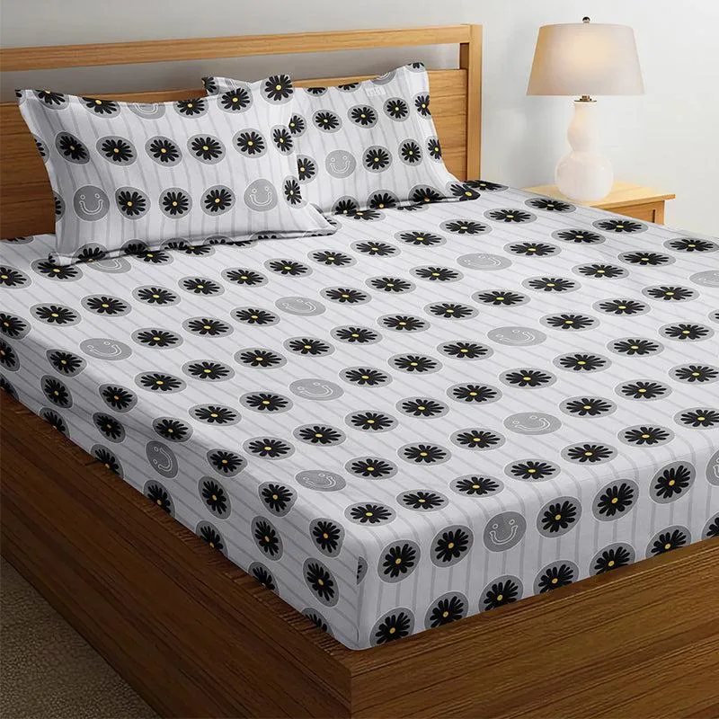 Marley Floral Bedsheet - 150 GSM media 3