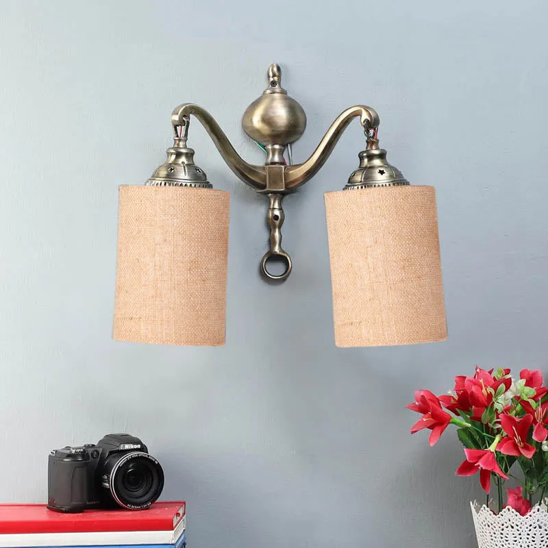 Glowbug Cylindrical Metal Wall Lamp media 3