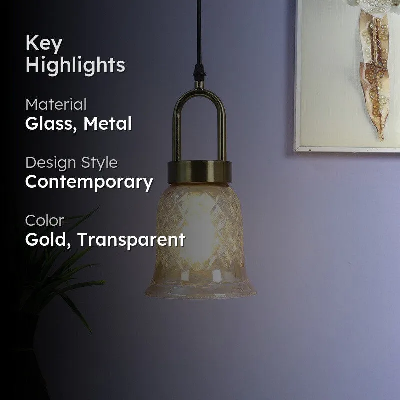 Auralis Texture Glass Ceiling Lamp media 2
