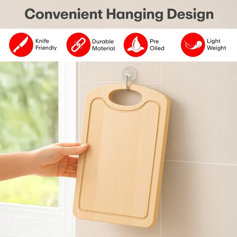 Rioware TimberEase Kitchen Prep Board (Beige) - Set Of Three media 7