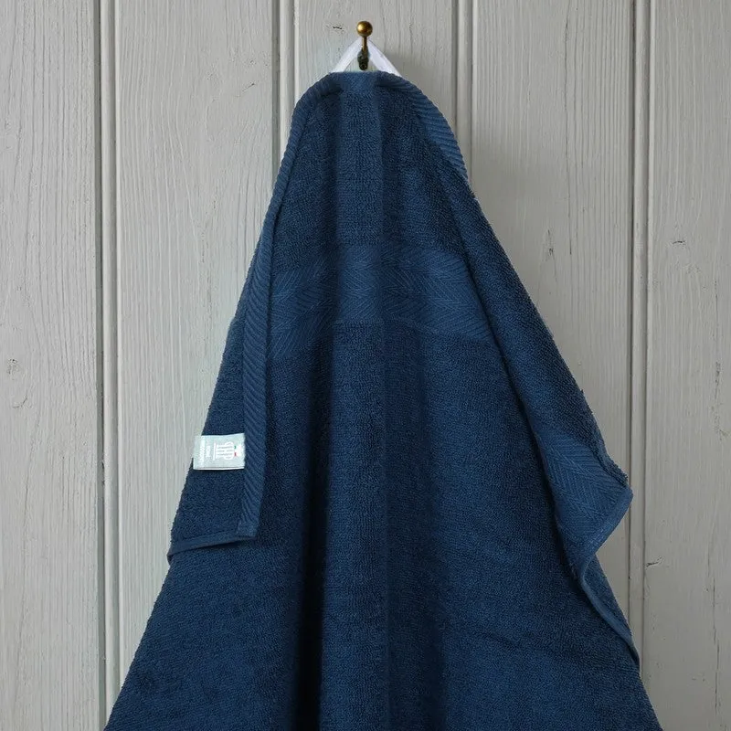 PlushAura Cotton Face Towel (Dark Blue) - Set Of Four media 4