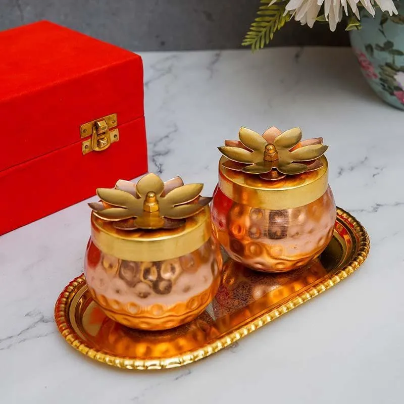 Anaar Bowl & Tray Set media 1