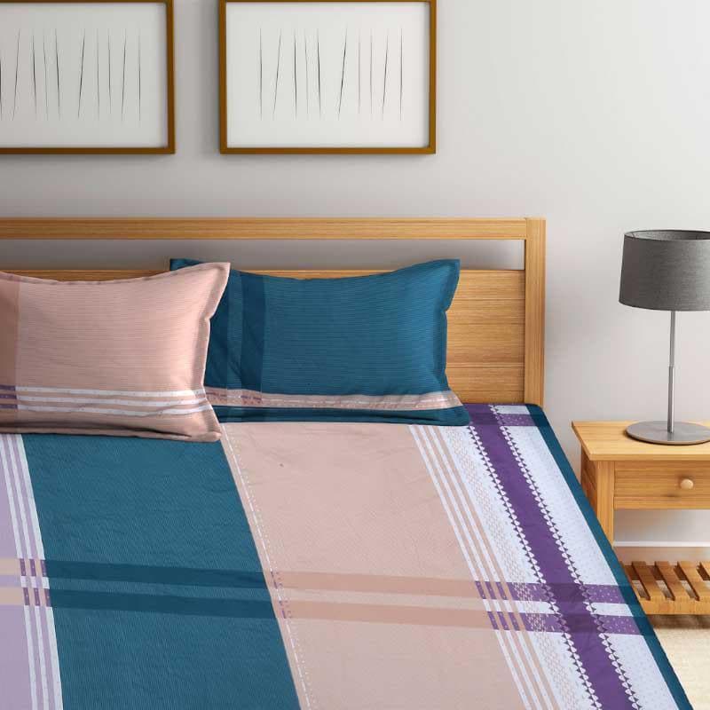 Clarisse Printed Microfiber Bedsheet - 130 GSM media 5