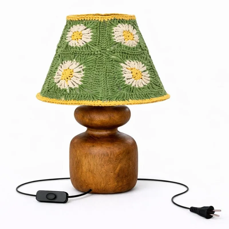 Astero Signature Wooden Table Lamp - Green media 5