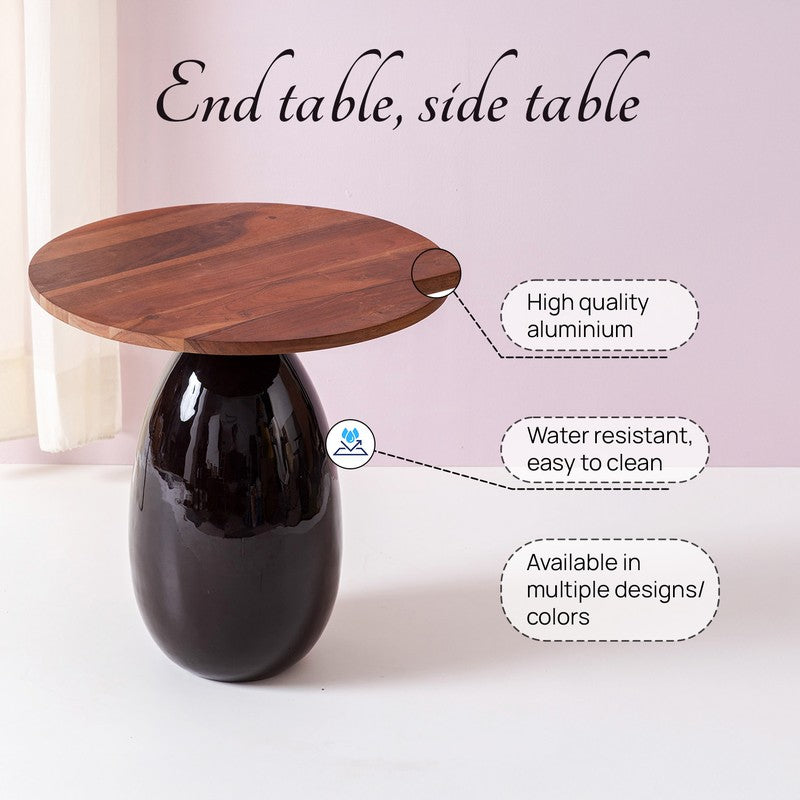 Caffeine Center Table - Brown,Black media 4