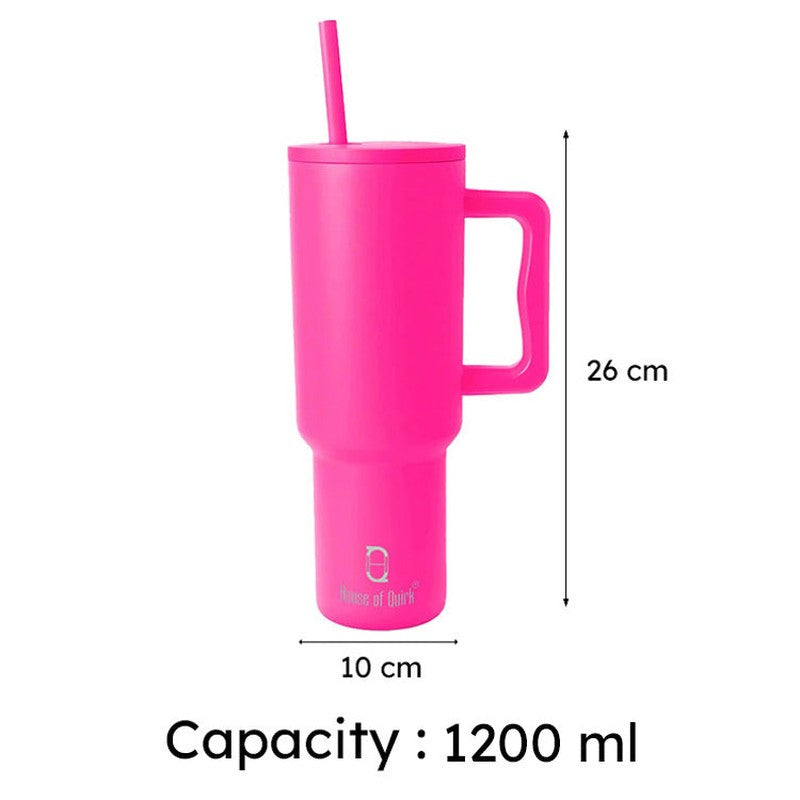 Hydra Boost Stainless Steel Tumbler (1200 ML) - Raspberry image 8