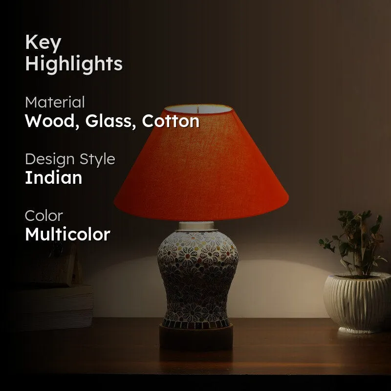 Weyra Wooden Table Lamp - Multicolor - 2