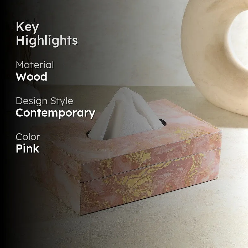 Rosyra Wooden Tissue Holder media 2