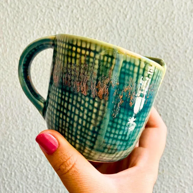 Meadow Ceramic Tea Cup (200 mL) media 1