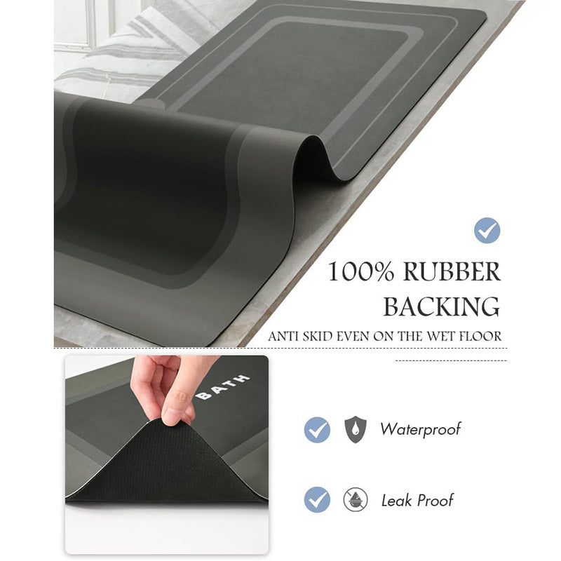 Linen Glow Rubber Bath Mat media 8