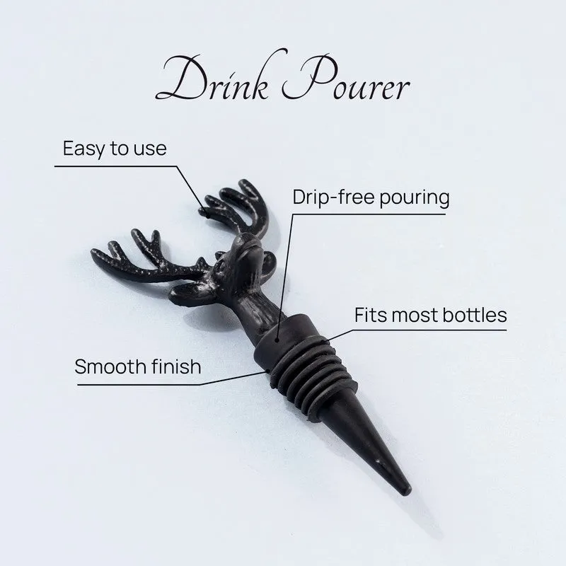 Noir Stag Stainless Steel Pourer - 4