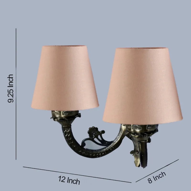 Vintage Glora Metal Wall Lamp - Beige media 5