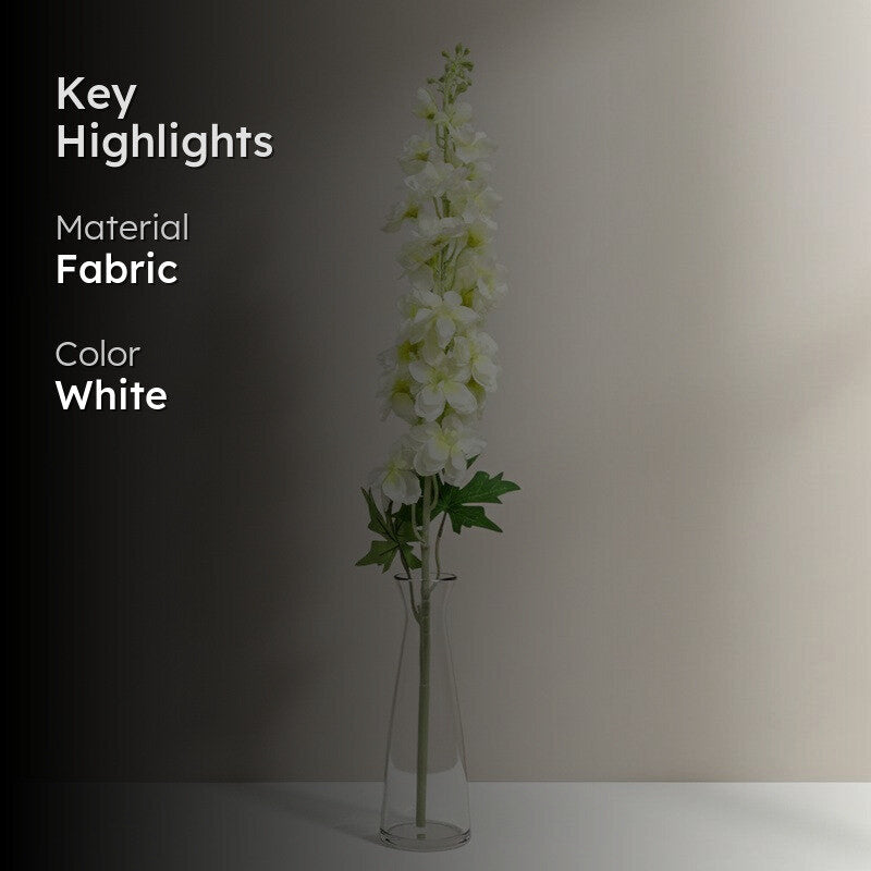 Artificial Bougainvillea Flowers Stem - White media 2