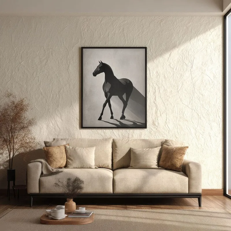 Silent Strength Wall Painting With Black Frame media 3
