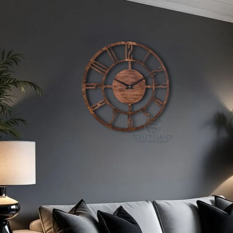 Motion Silent Wall Clock - Bronze media 5