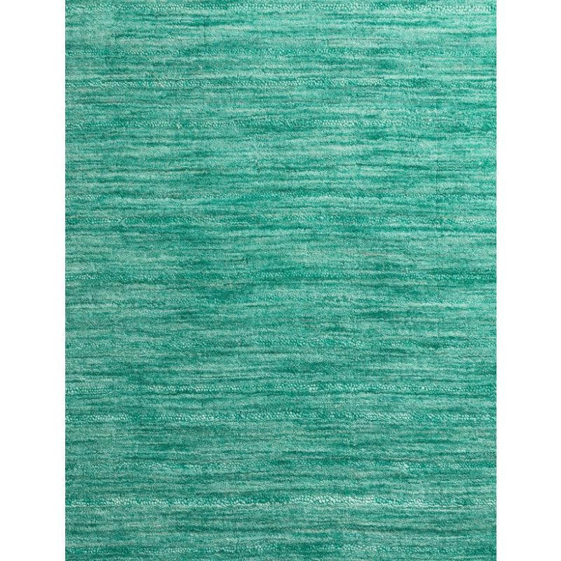 Aylin Hand Woven Wool Rug - Cobalt Green media 4