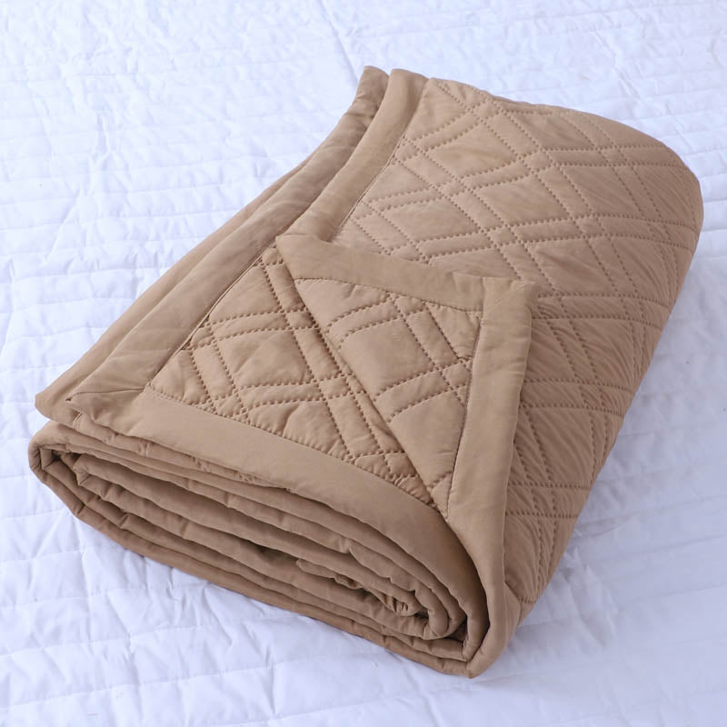 Jisha Microfiber Bedcover - Brown media 5