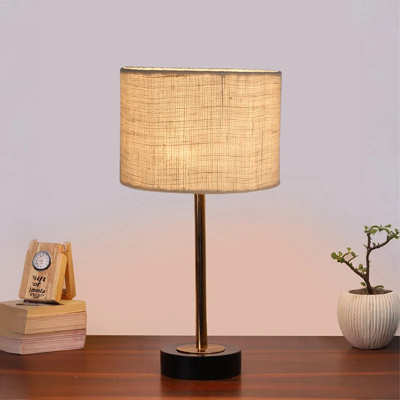 Sienna I Rodin Wooden Table Lamp - White,Gold,Black media 2