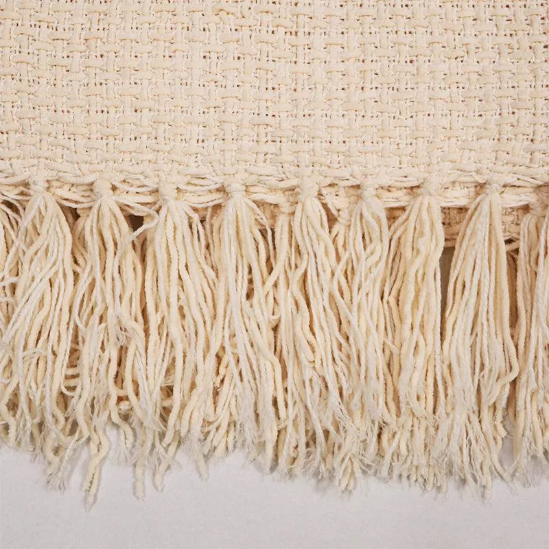 Cozy Loom Throw - Cream media 5