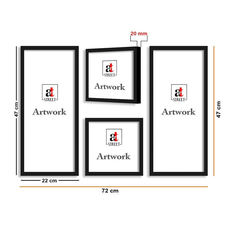 Bloom Arlo Wall Painting - Set Of Three media 4