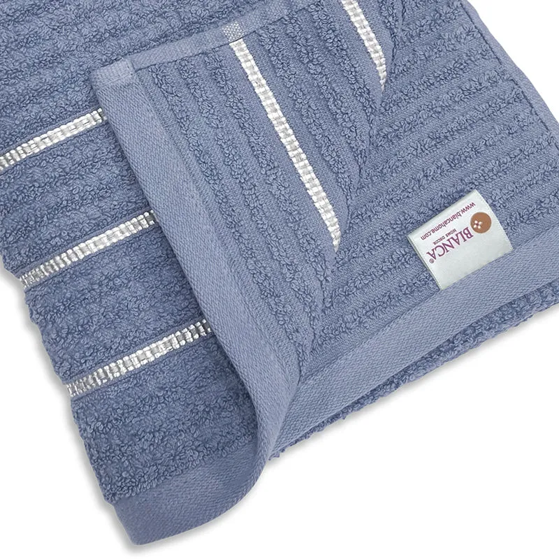 Lisse Cotton Bath Towel - Light Grey media 5