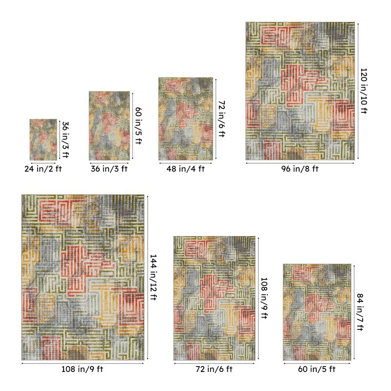Rusalina Lino Carpet - Multicolor media 13
