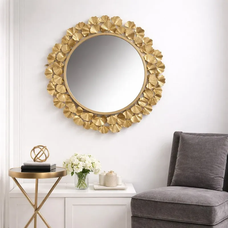 Azure Petal Frame Wall Mirror media 1