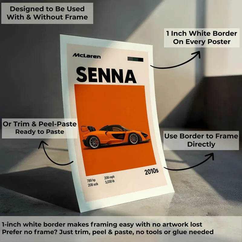 McLaren Senna Wall Poster media 8