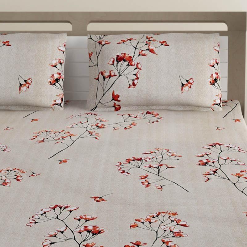 Swayam Wonder Bloom Cotton Bedsheet - 200 TC media 3