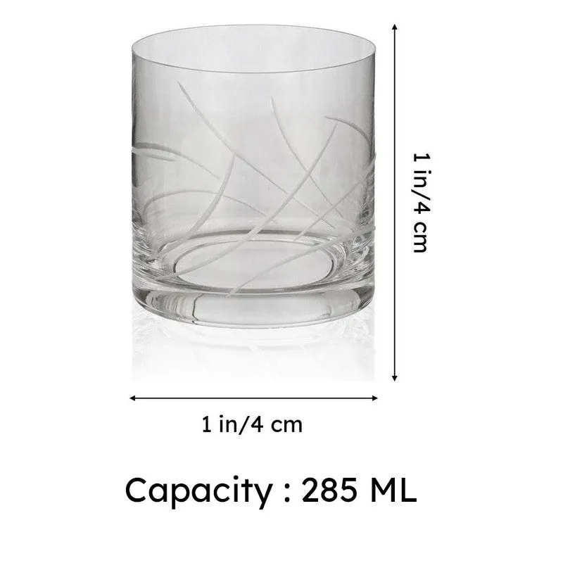 Abstract Gleam Whiskey Glasses (285 mL Each) - Set Of Two media 9