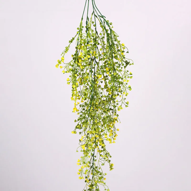 Verdhang VII Artificial Hanging Vine (Yellow) - 2.7 Feet media 4