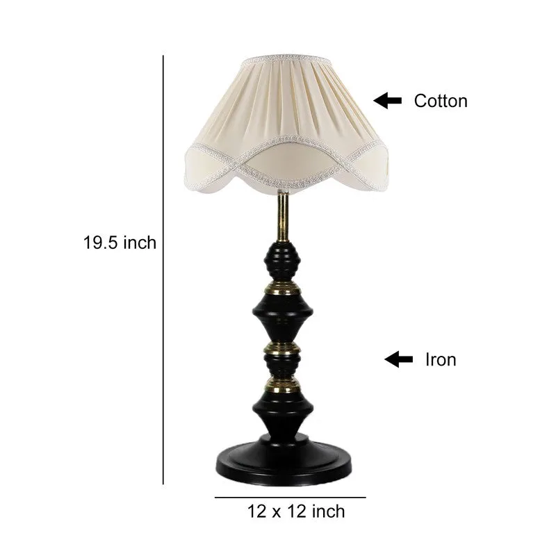 Lumexa Cotton Table Lamp With Iron Base - Ivory media 9