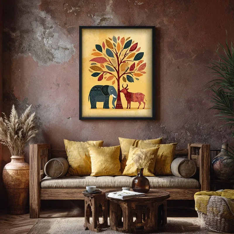 Vanira Canvas Wall Painting With Black Frame media 8