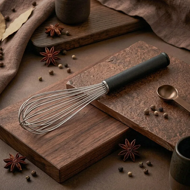 Nylon Plastic Handle Whisk media 4