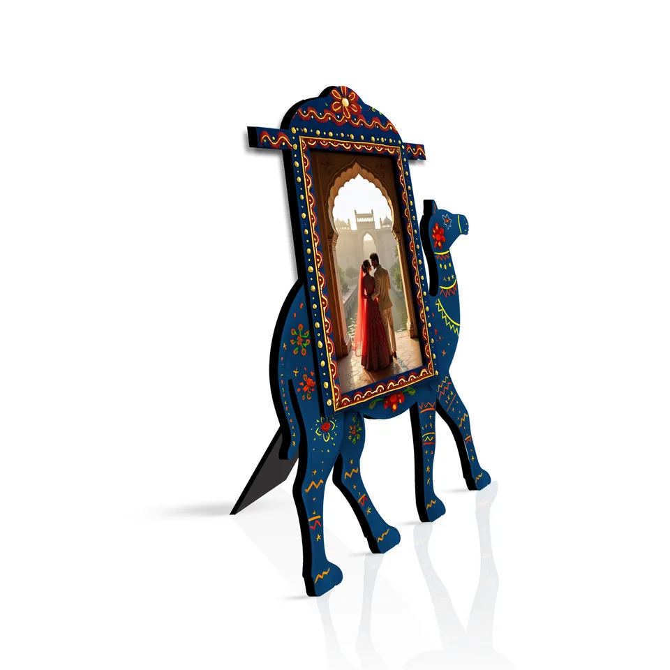 CamelBlue MDF Photo Frame - Blue media 7