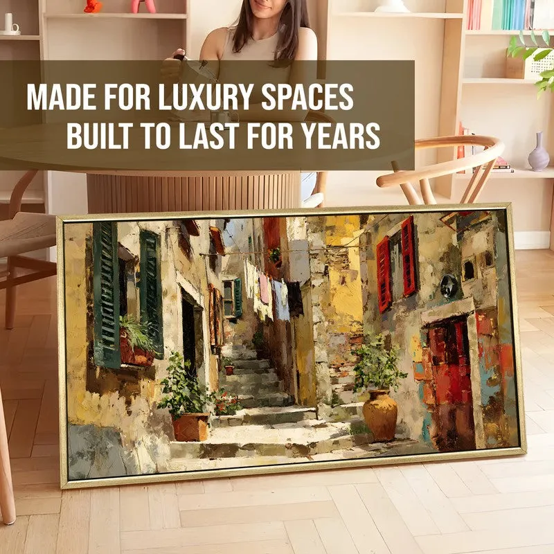 Rustic European Houses Whisper Lane Wall Art media 5