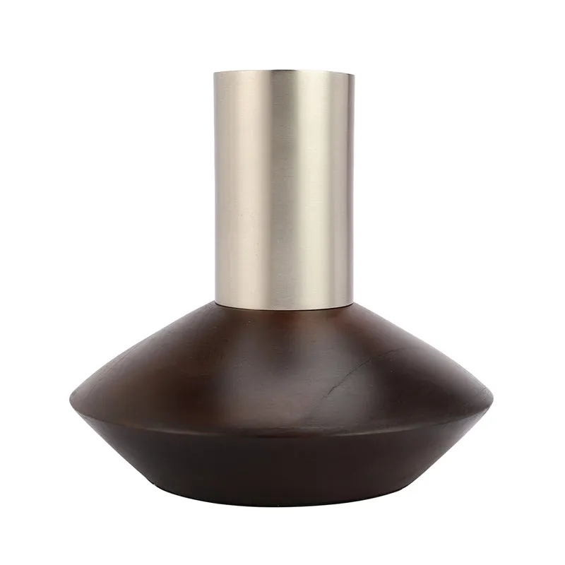 Giena Vase - Black & Silver media 5