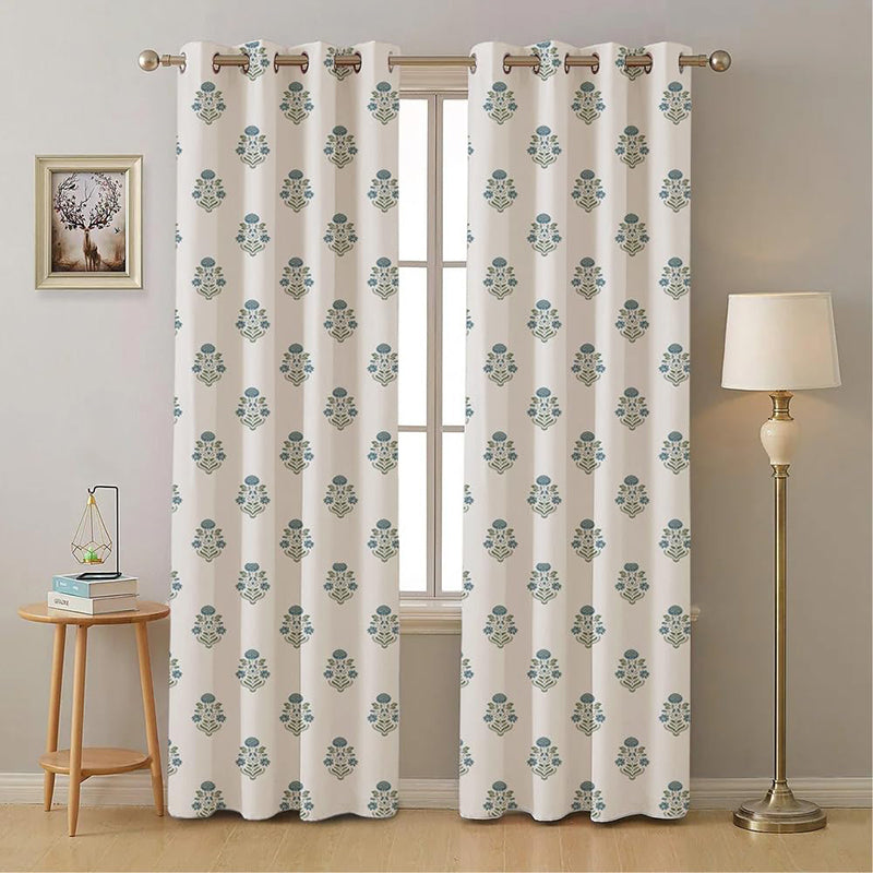 Urban Space Liberty Curtain (Blue) - Set Of Two media 3
